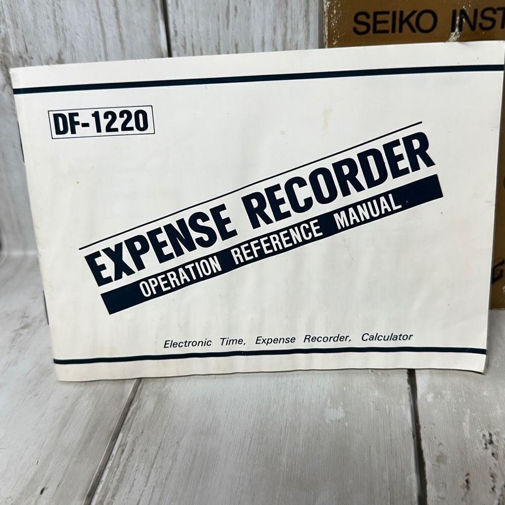 Seiko Instruments Expense Recorder DF-1220 Pocket Logic Series - Picture 2 of 6